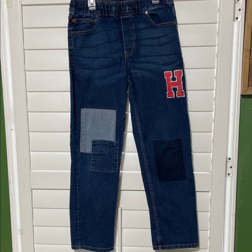Kids Denim Patchwork Jeans